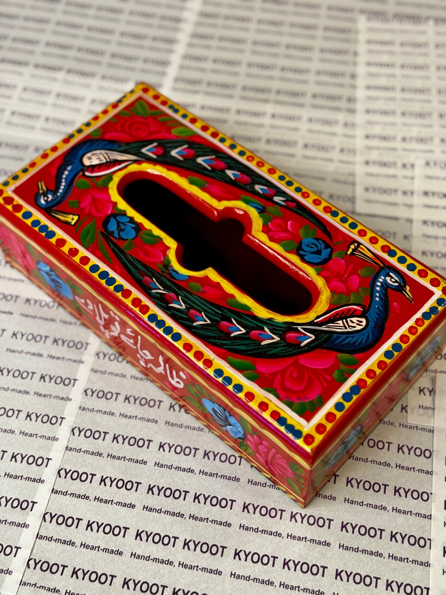 Red Tissue Box - Truck Art