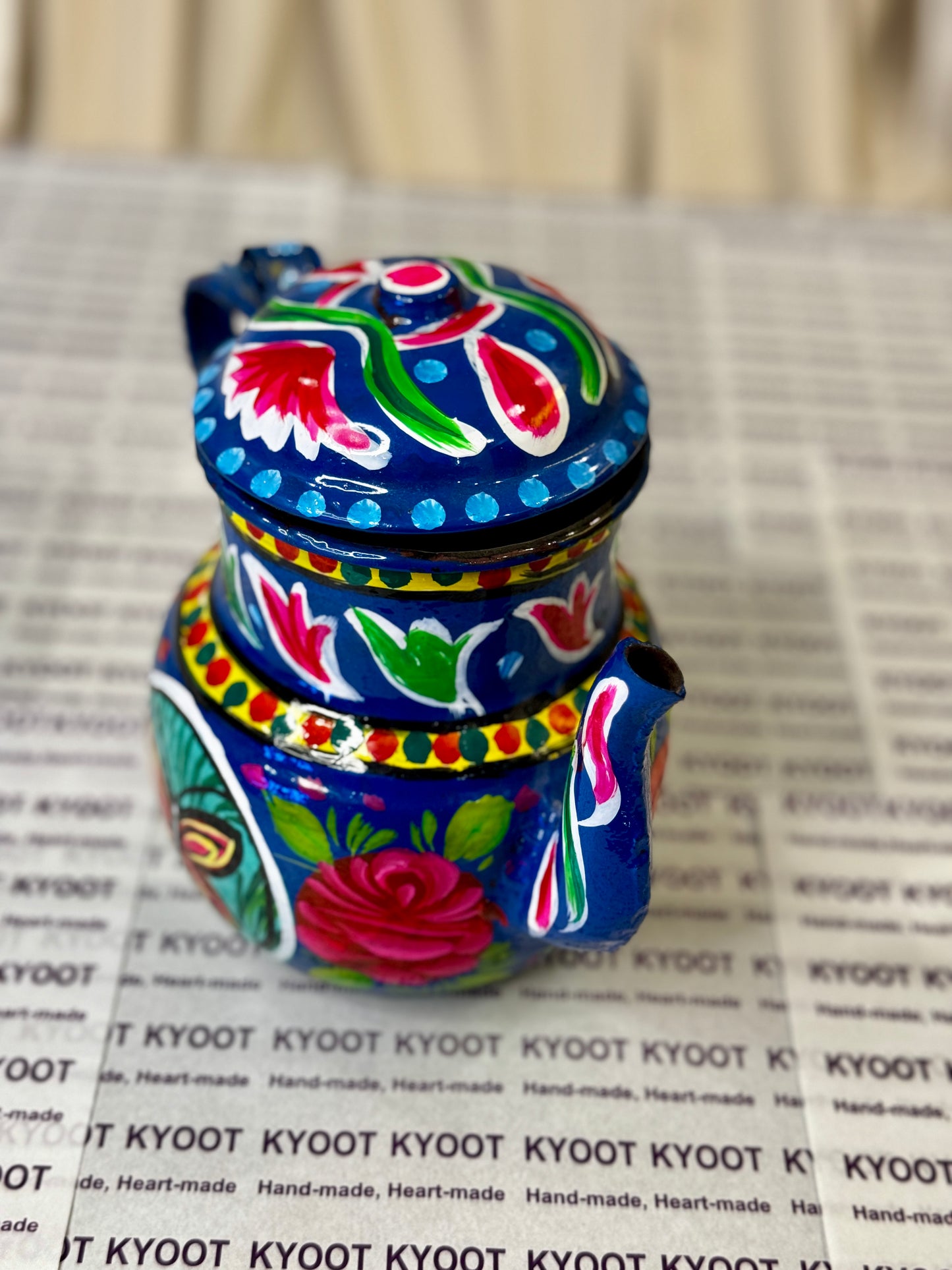 Blue Kettlle - Truck Art