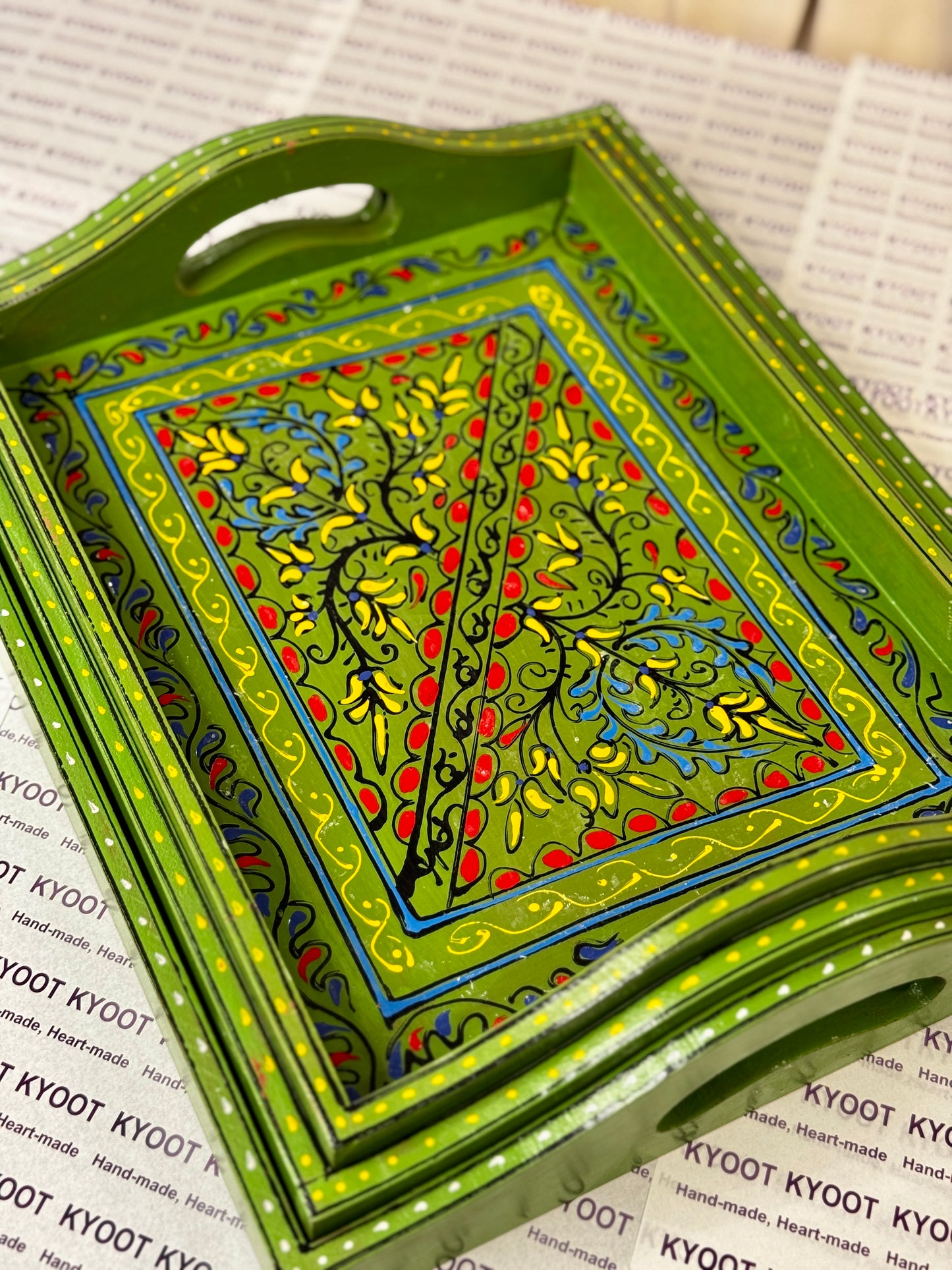 Traditional Swati Art Trays