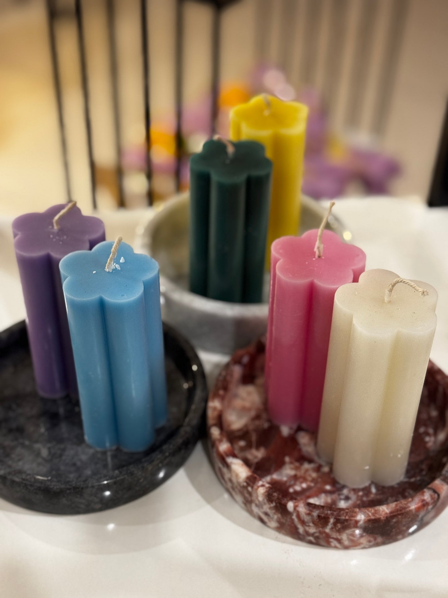 Blossom Pillar Candles