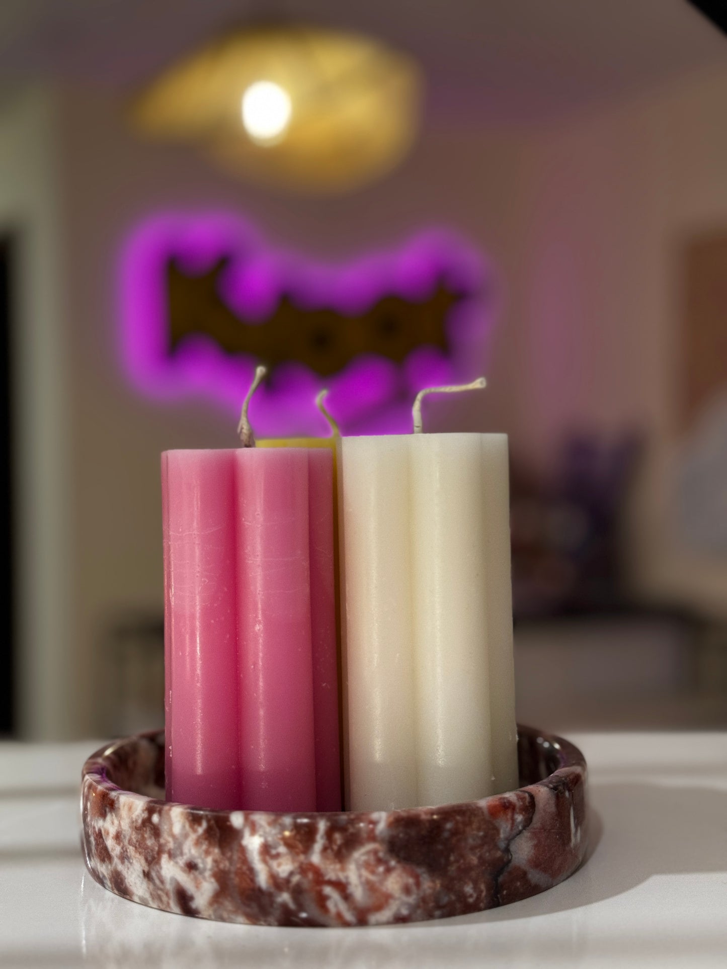 Blossom Pillar Candles