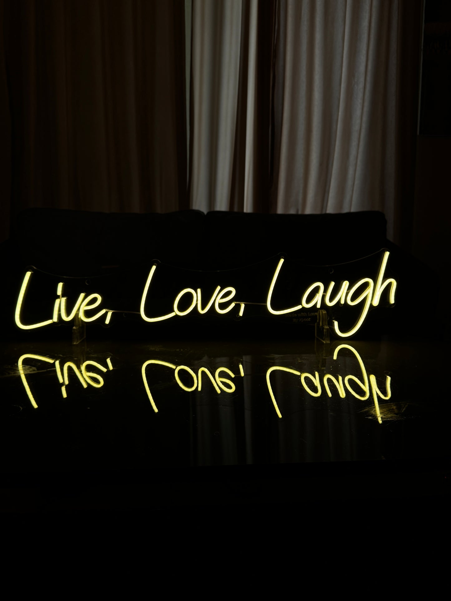 Live, Love, Laugh - Neon Sign