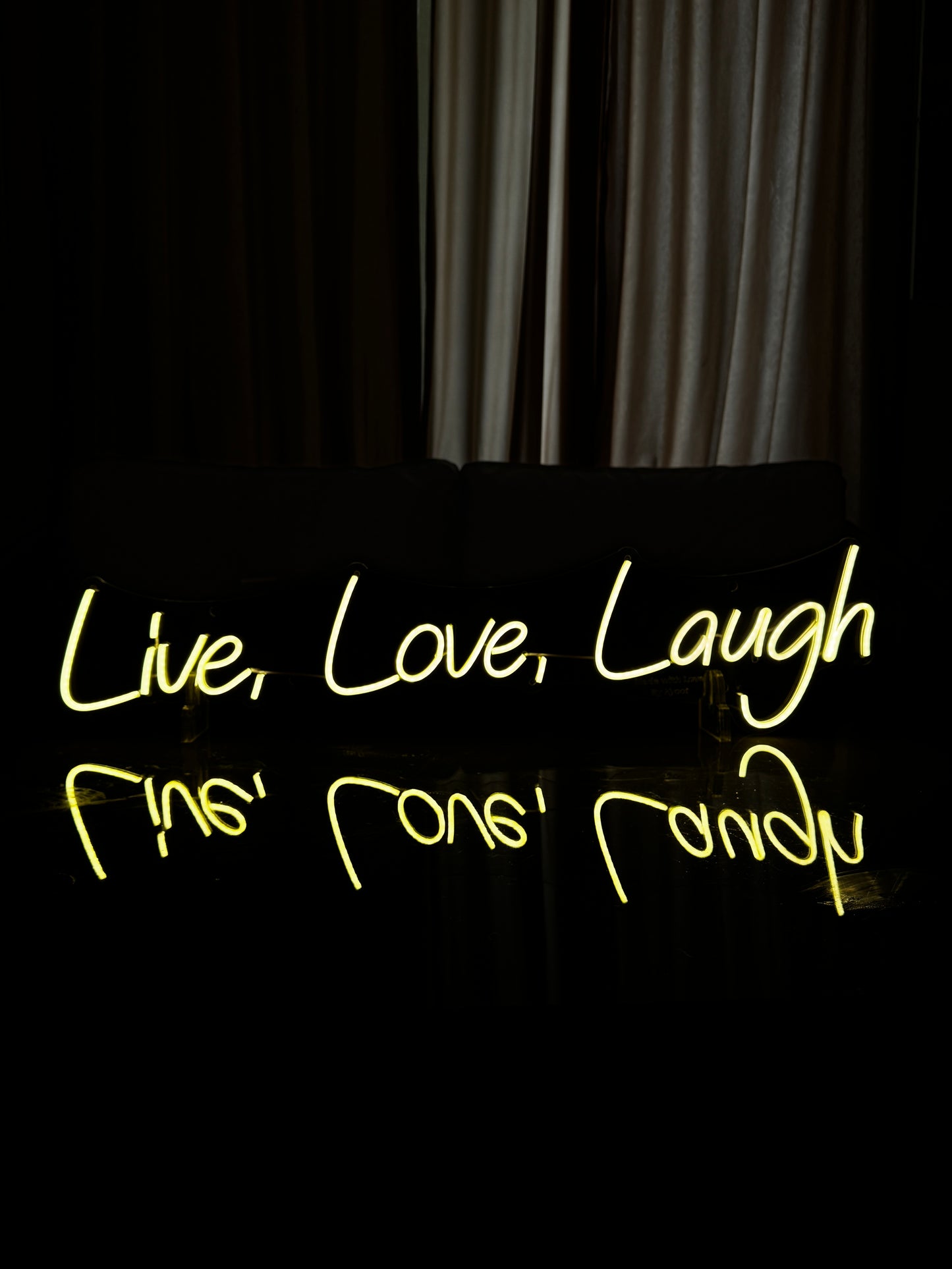 Live, Love, Laugh - Neon Sign