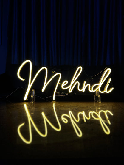 Mehndi - Neon Sign