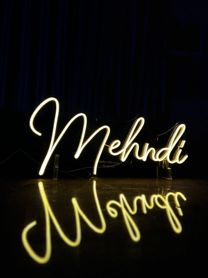 Mehndi - Neon Sign