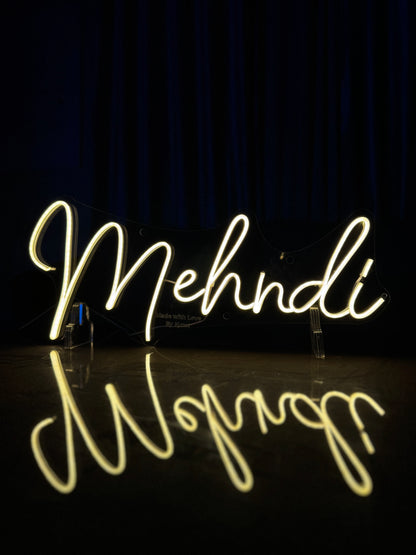 Mehndi - Neon Sign