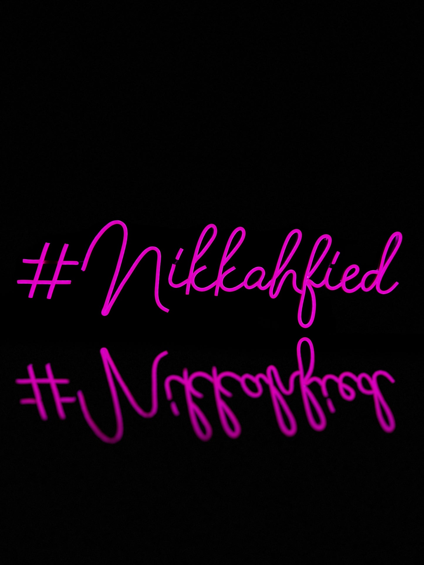 #Nikkahfied - Neon Sign