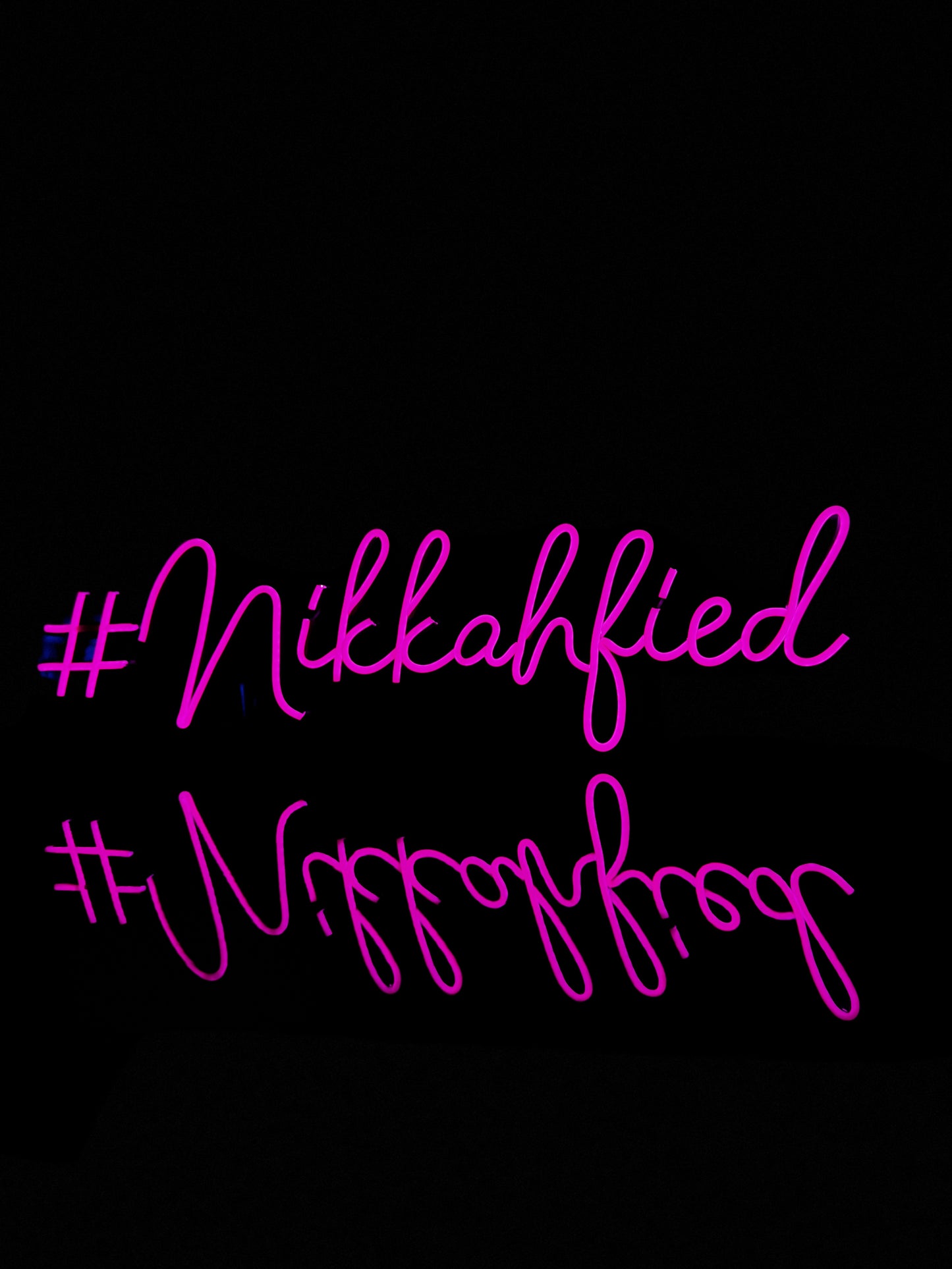 #Nikkahfied - Neon Sign