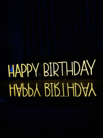 Happy Birthday - Neon Sign