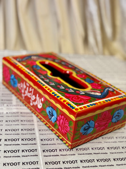 Red Tissue Box - Truck Art