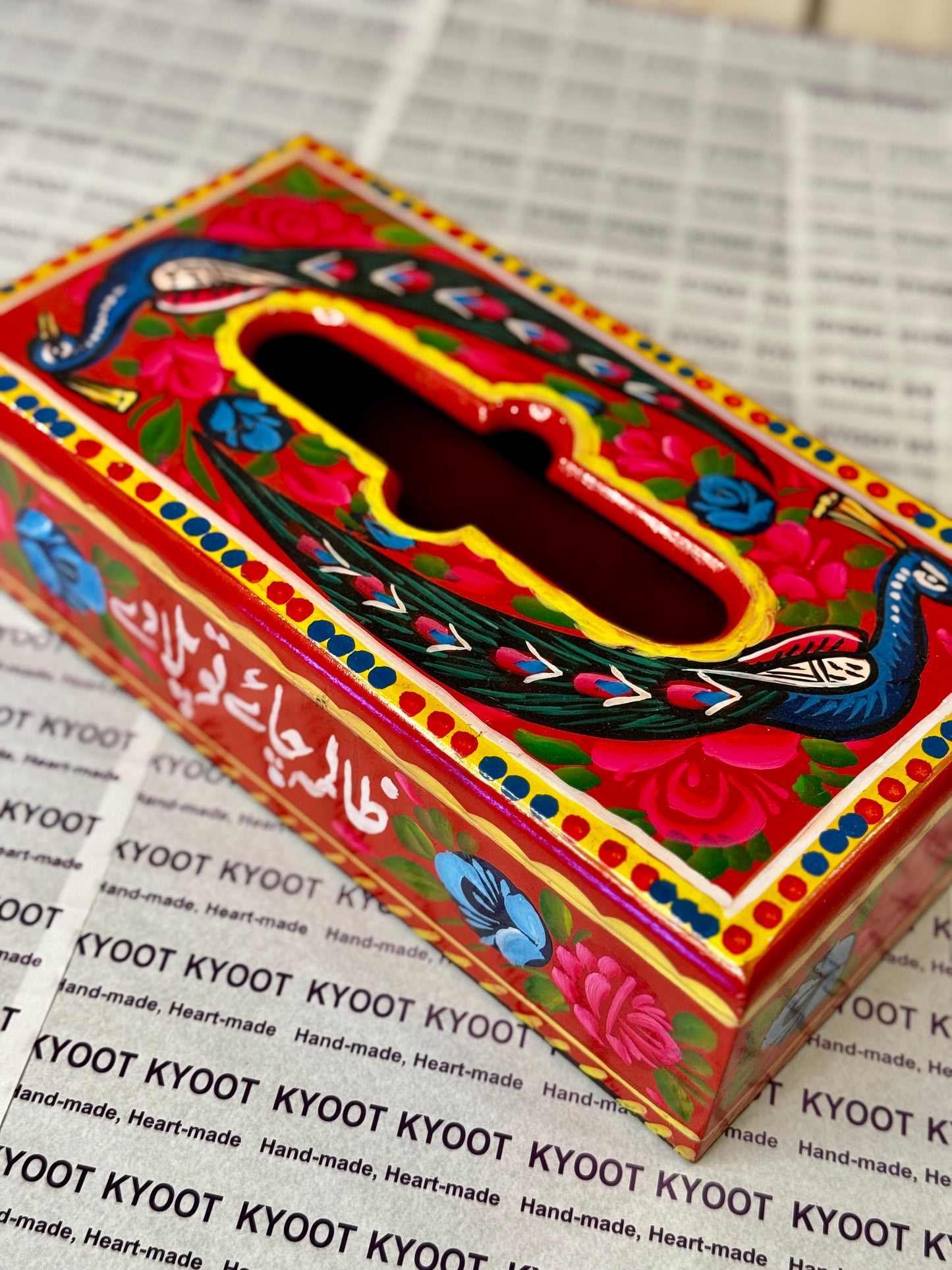 Red Tissue Box - Truck Art