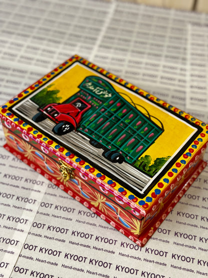 Red Jewellery Box - Truck Art
