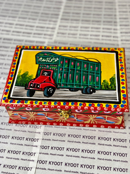 Red Jewellery Box - Truck Art