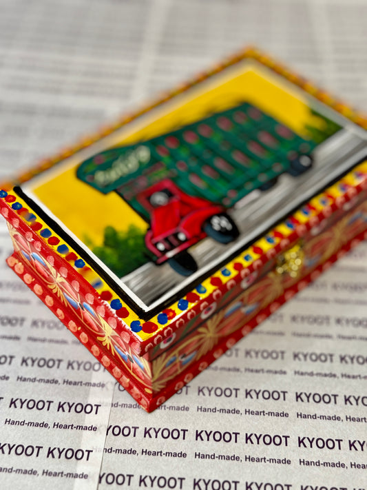 Red Jewellery Box - Truck Art