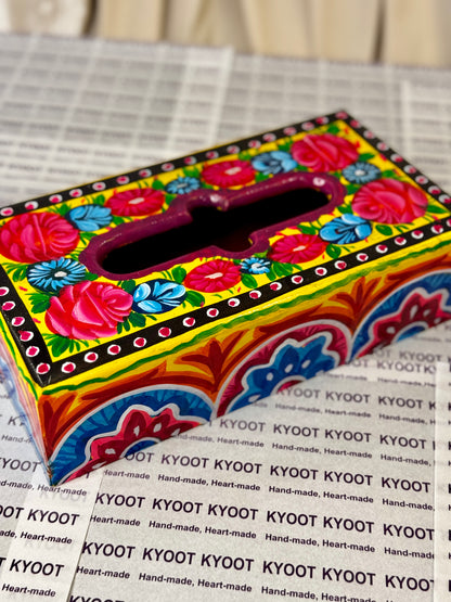 Blue Tissue Box - Truck Art