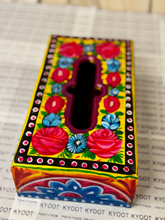 Blue Tissue Box - Truck Art