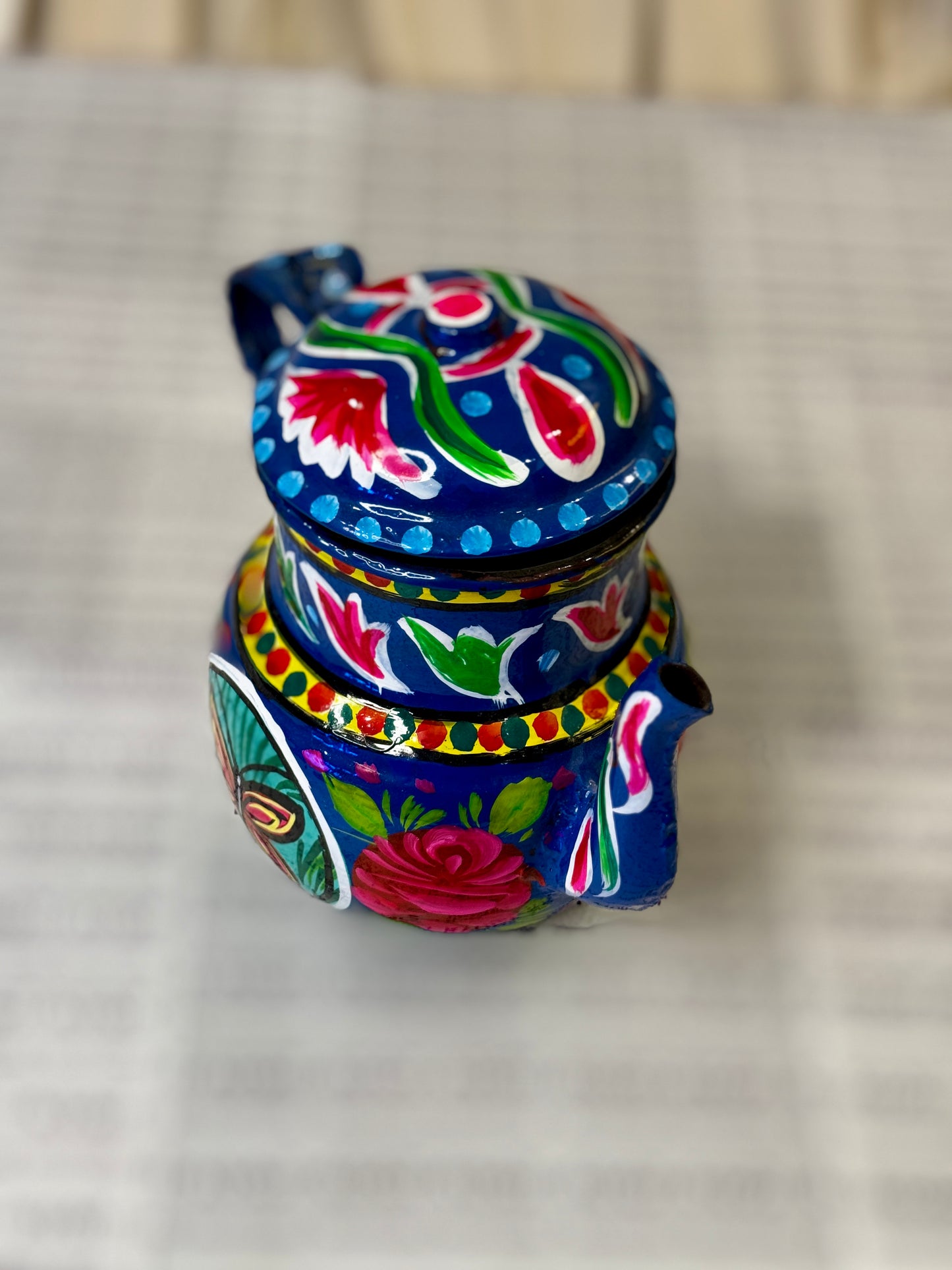 Blue Kettlle - Truck Art