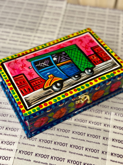 Blue Jewellery Box - Truck Art