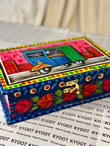 Blue Jewellery Box - Truck Art