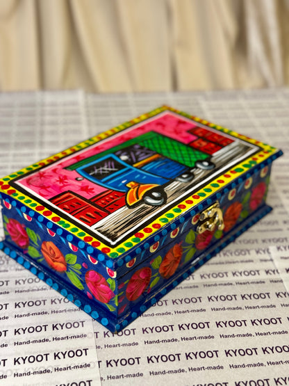 Blue Jewellery Box - Truck Art