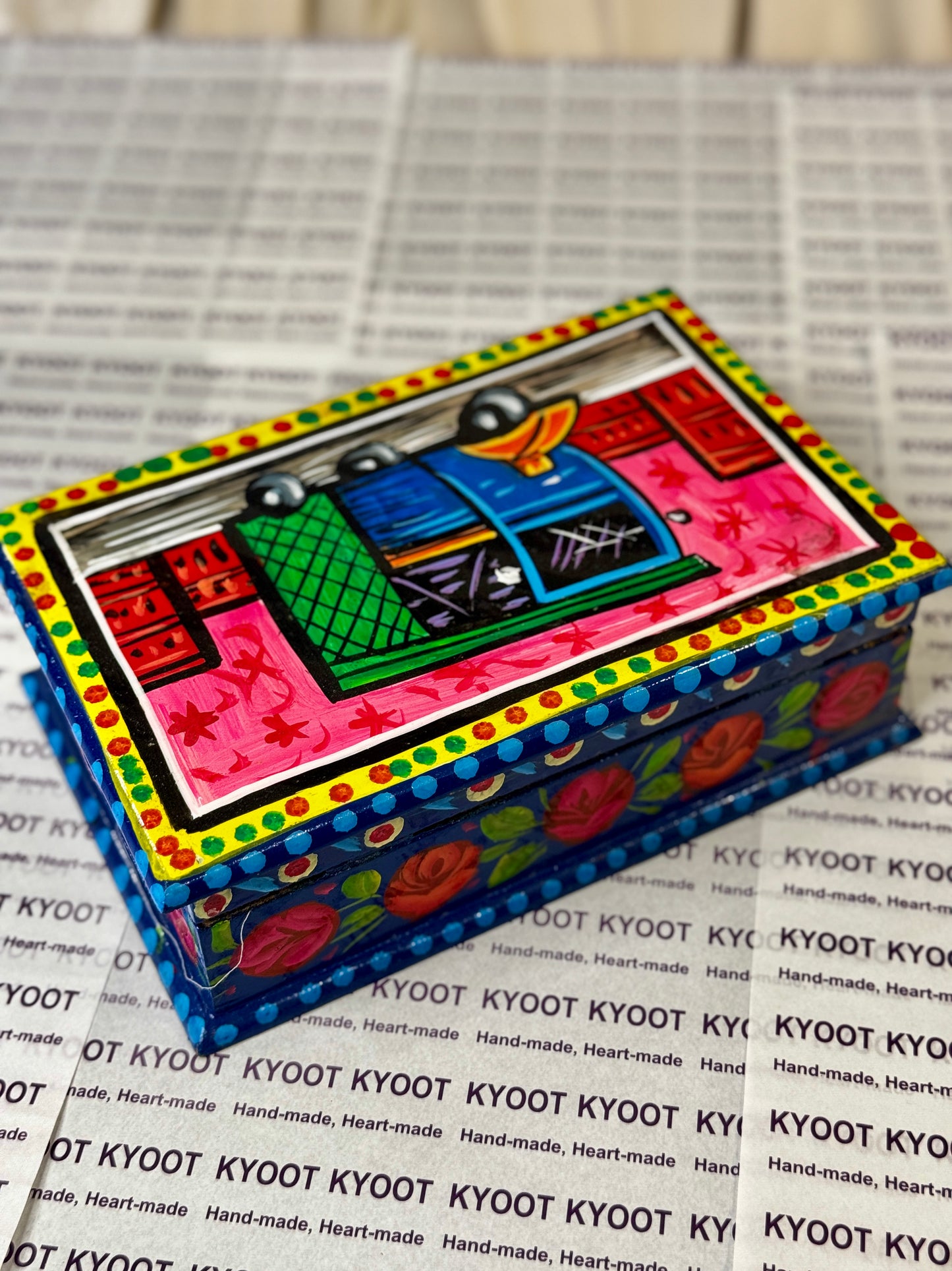 Blue Jewellery Box - Truck Art