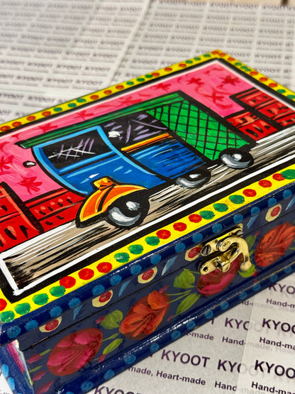 Blue Jewellery Box - Truck Art