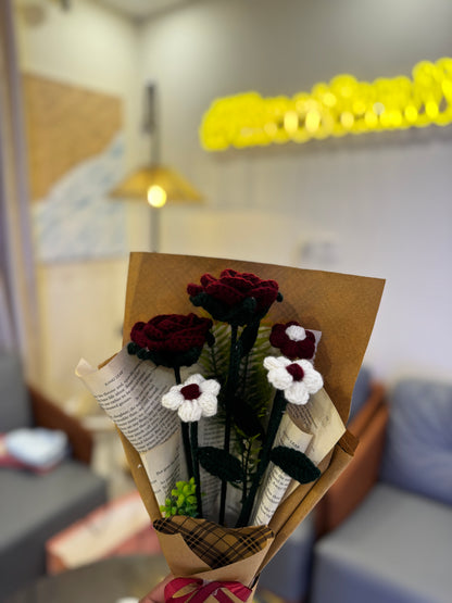 Puff & Petals – Cutest Crochet Flower Bouquet