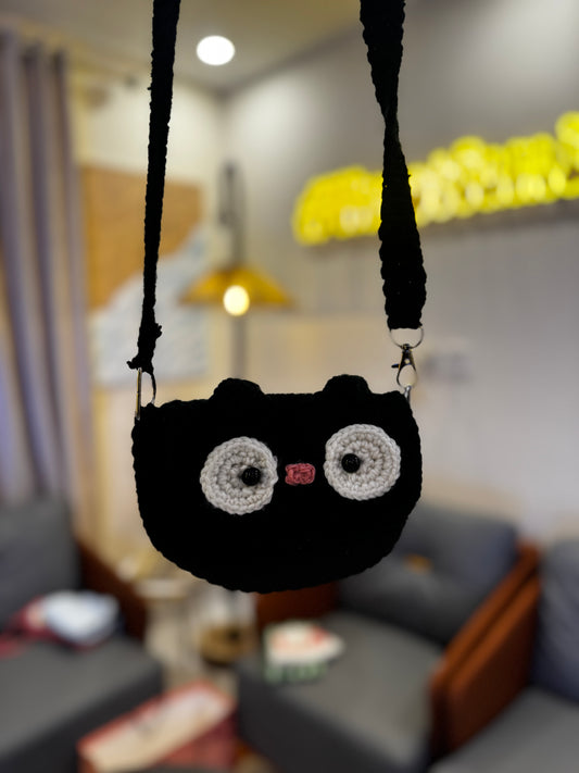 Purr-fectly Adorable - Cat Crossbody Bag