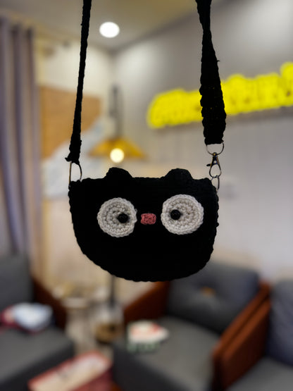 Purr-fectly Adorable - Cat Crossbody Bag
