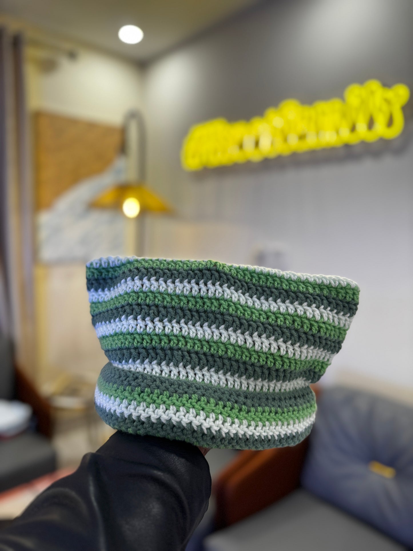 Cat Ear Crochet Beanie