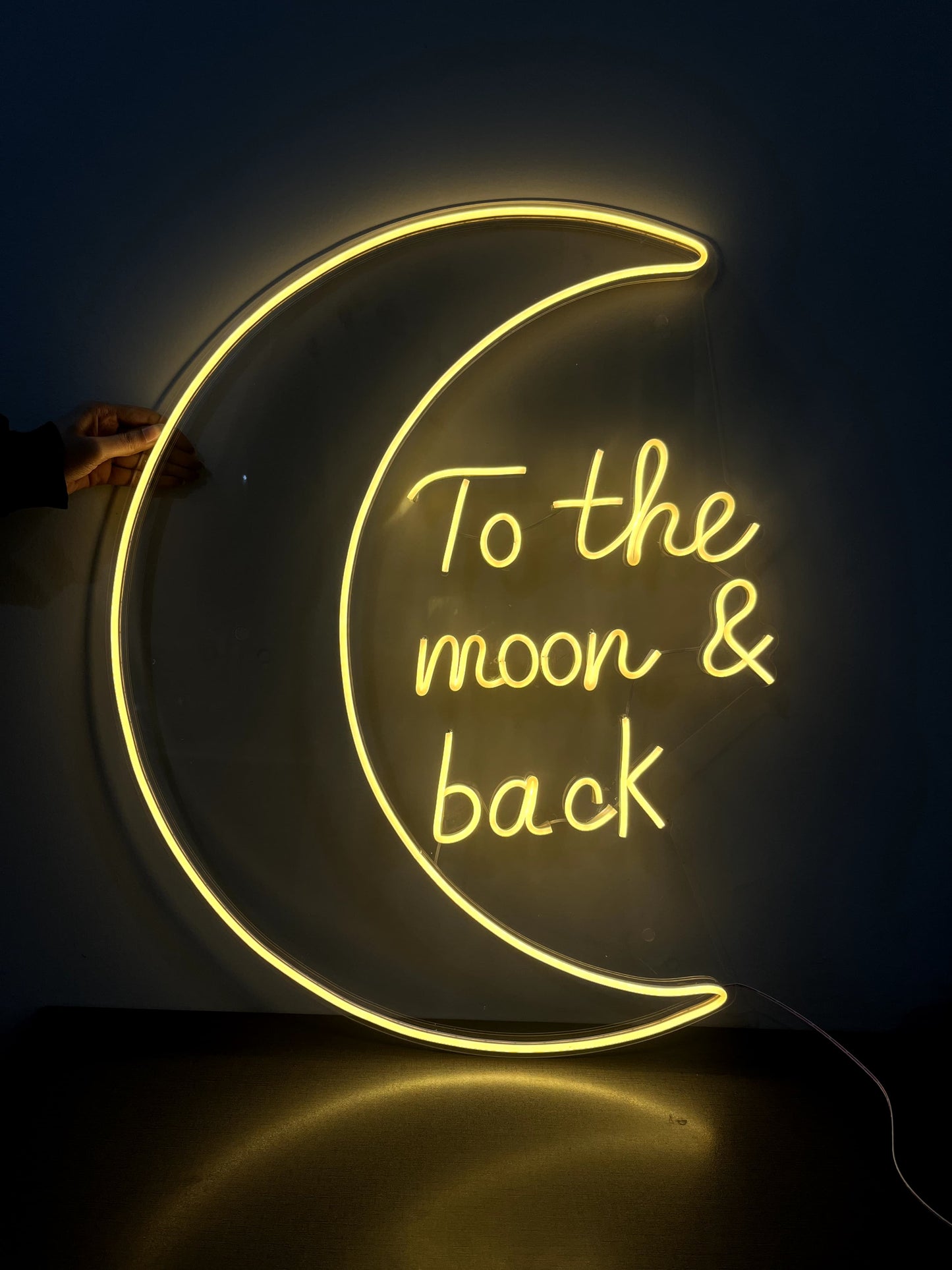 To the Moon & Back - Neon Sign