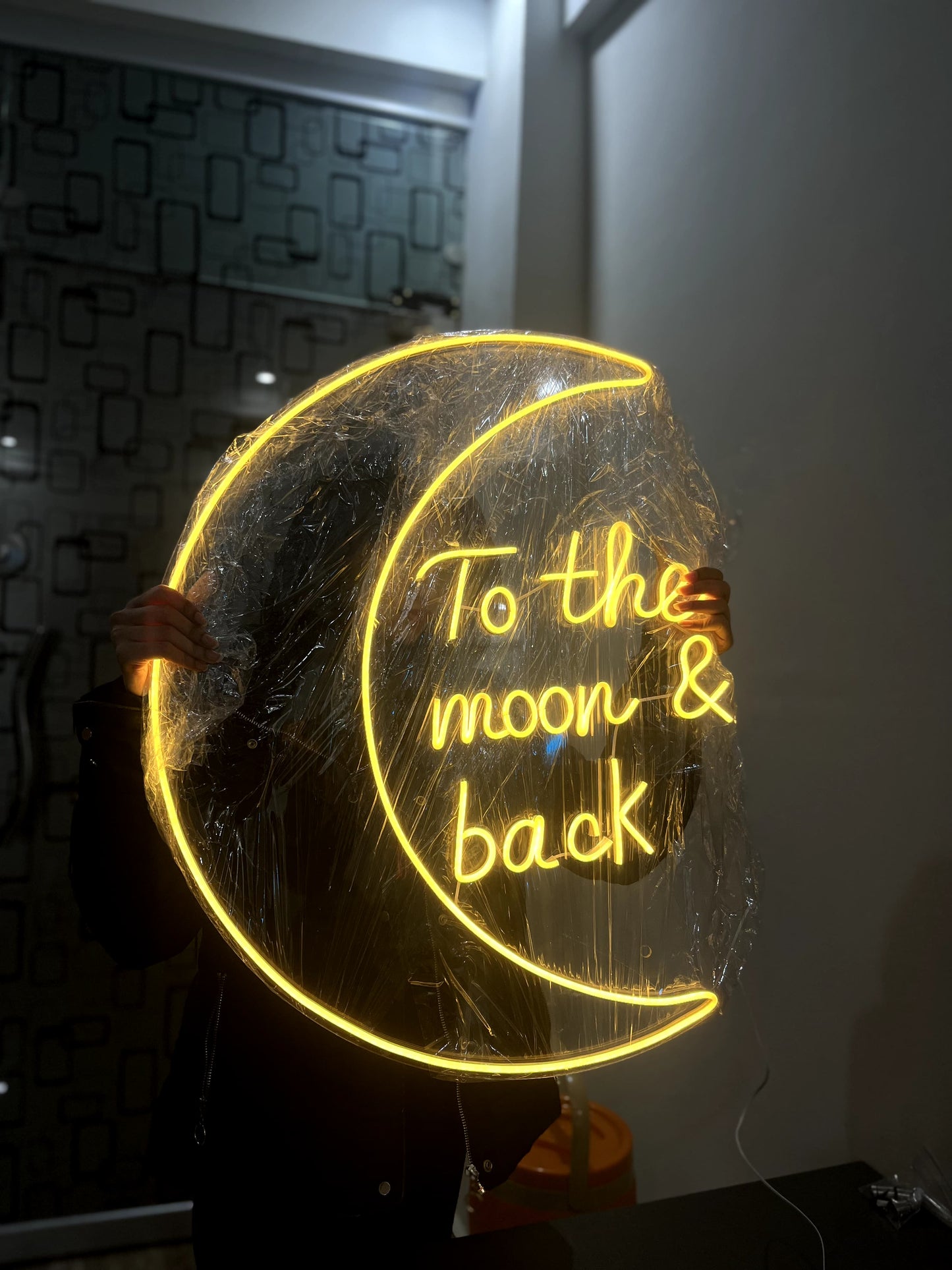 To the Moon & Back - Neon Sign