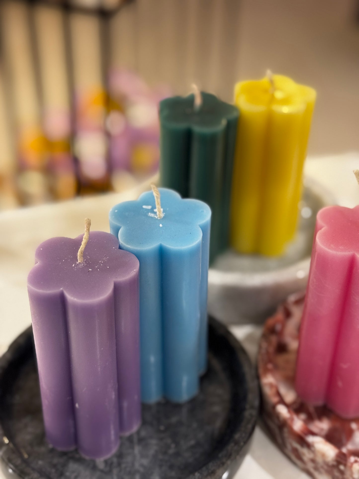 Blossom Pillar Candles