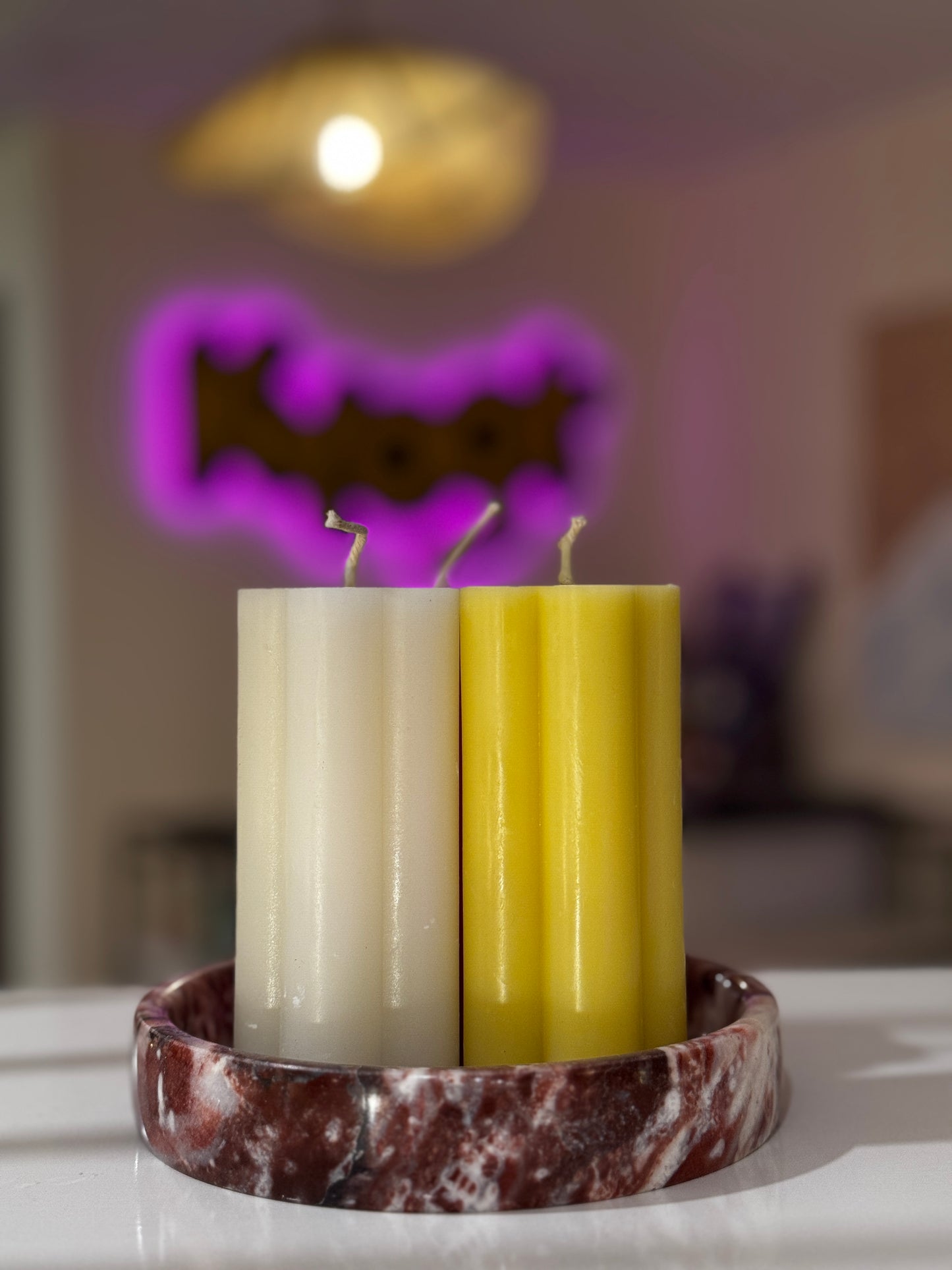 Blossom Pillar Candles
